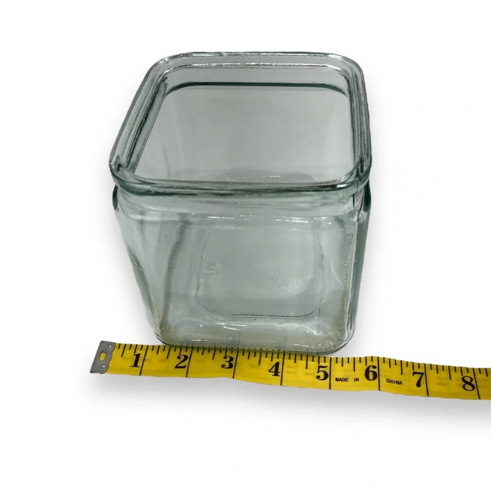 Concord 5x5 Inch Clear Cube Glass Vase